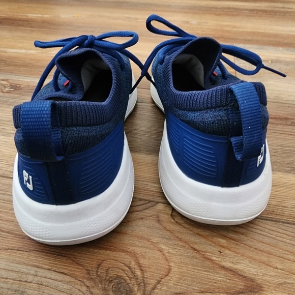 FootJoy Flex XP Golf Shoes #56268 Mens 7 Blue Spikeless